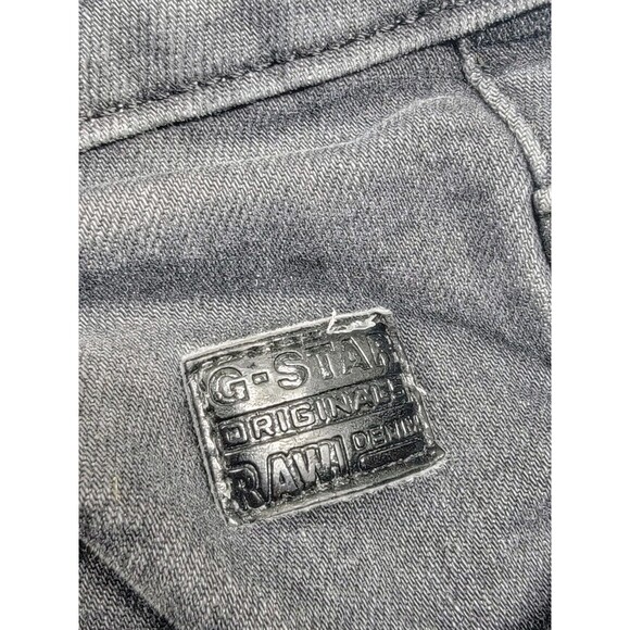 G Star Raw Revend Jeans Mens 36 (34x28) Super Slim Straight Black Stretch 3301 - Picture 8 of 16